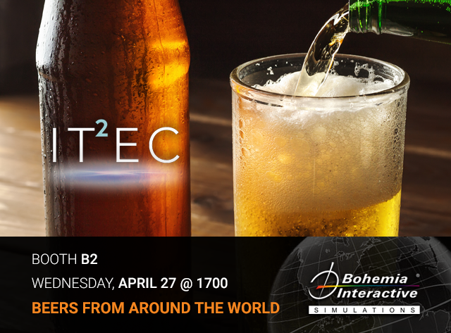 Join BISim team for a sampling of beers from around the world. April 27, Booth B2.
