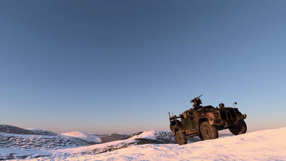 KONGSBERG uses VBS4 for its simulator and in-vehicle training on PROTECTOR systems.