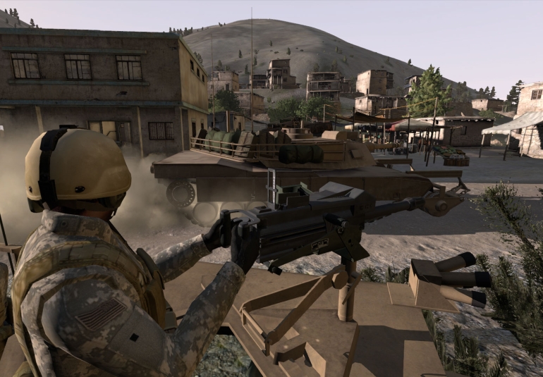 military simulation training VBS3 virtual environment first person shooter multiplayer game US Army